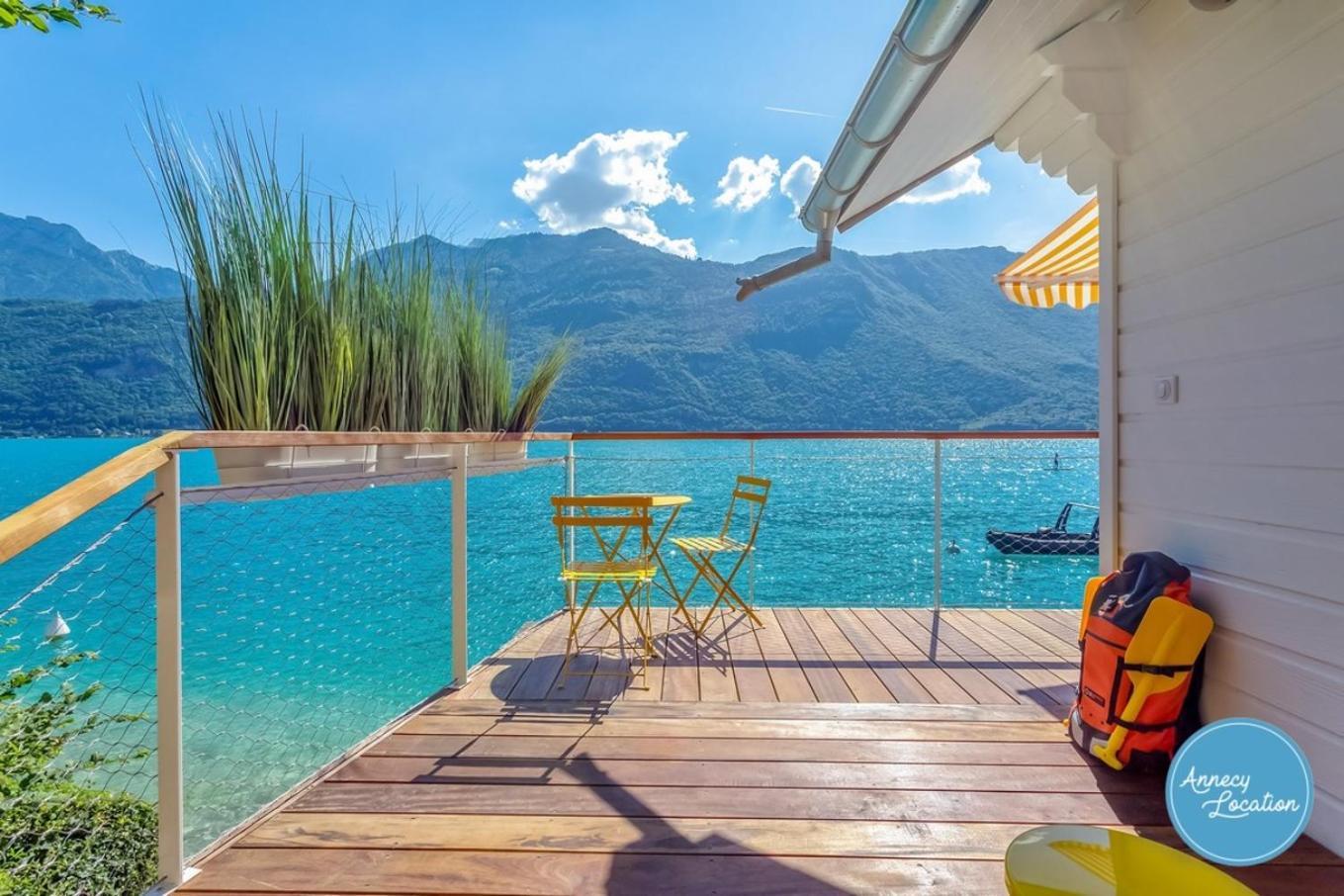 Chalet Coquillage Waterfront Escape On Lake Дуссар Экстерьер фото