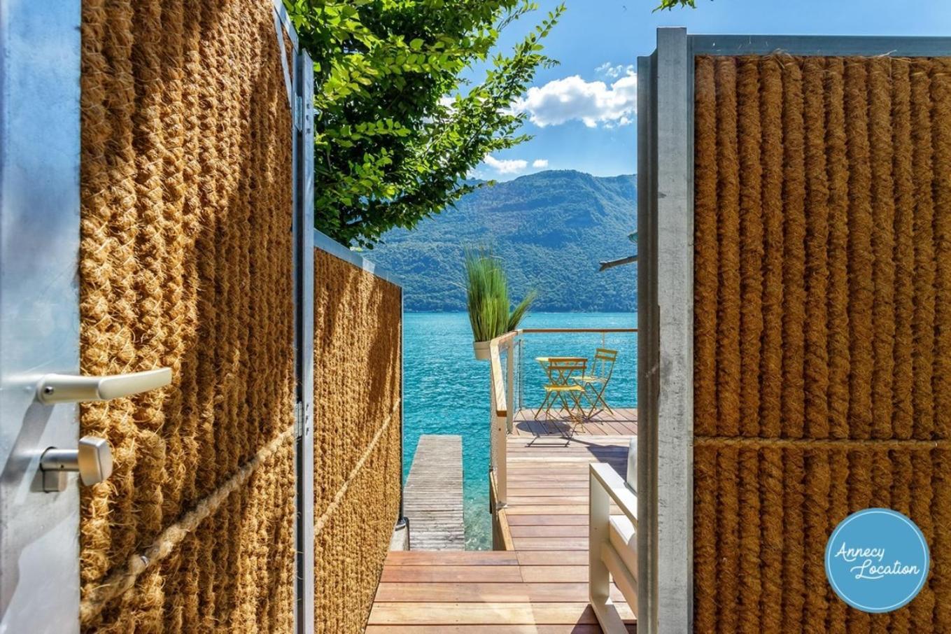Chalet Coquillage Waterfront Escape On Lake Дуссар Экстерьер фото